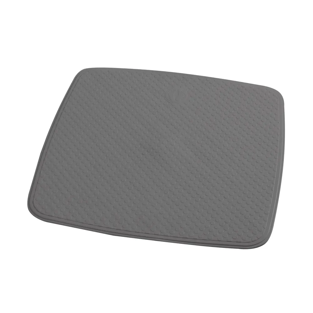 Covoras baie cu ventuze Ridder Capri 66277, gri, 54 x 54 cm
