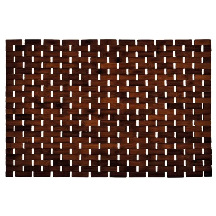 Covoras baie Kleine Wolke Palito, antiderapant, maro inchis, 50 x 70 cm