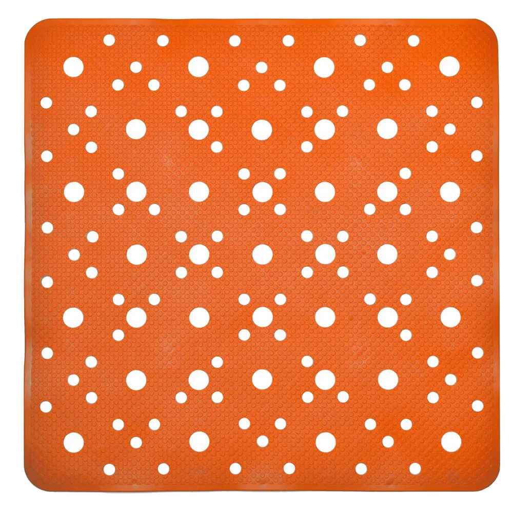 Covoras baie Saniplast Bus 4FPA279018, antiderapant, portocaliu, 52 x 52 cm