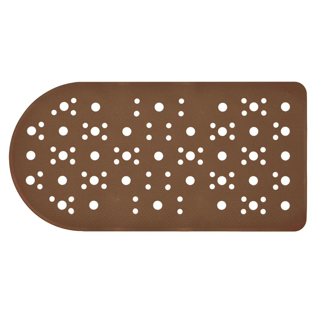 Covoras baie Saniplast Bus 4FPA279581, antiderapant, maro, 36 x 72 cm