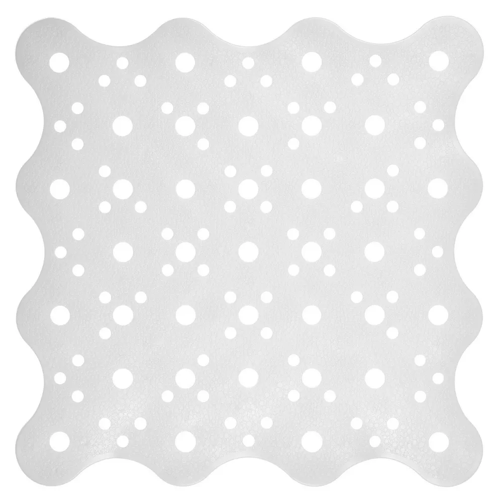 Covoras baie Saniplast Oceano 4FPA274002, antiderapant, alb, 51 x 51 cm