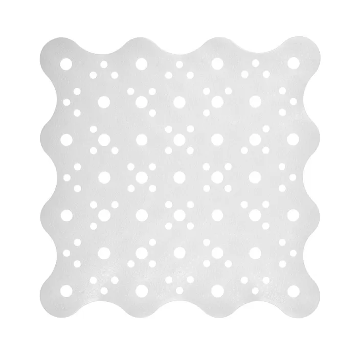 Covoras baie Saniplast Oceano 4FPA274002, antiderapant, alb, 51 x 51 cm