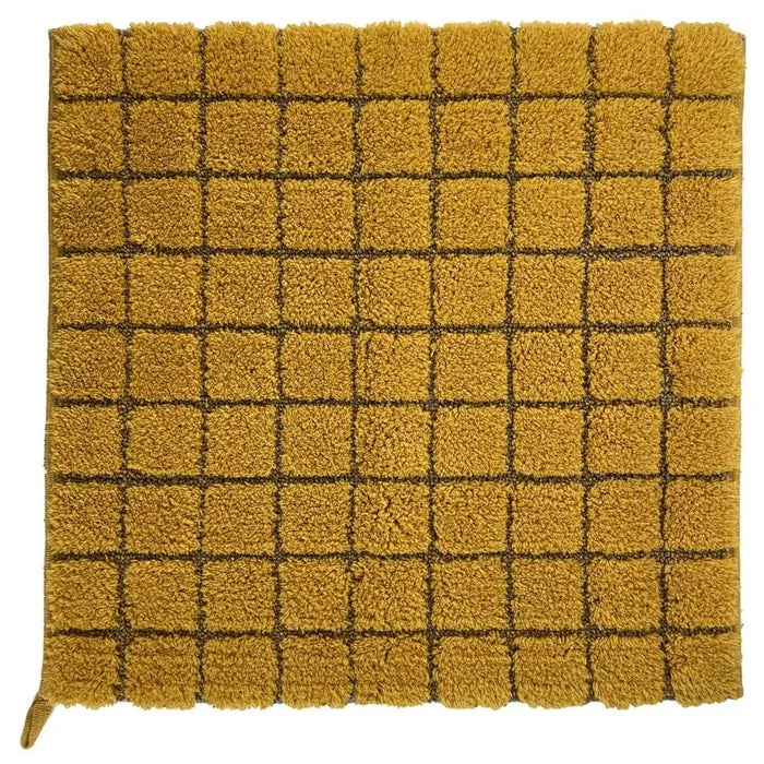 Covoras baie Saniplast Plaza, antiderapant, auriu, 60 x 60 cm