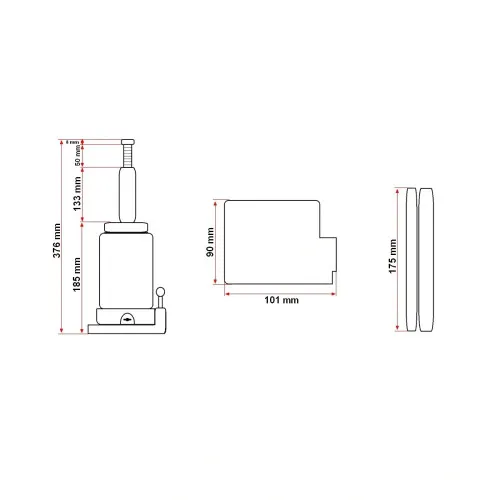 Cric hidraulic 6 tone — imaginea 3