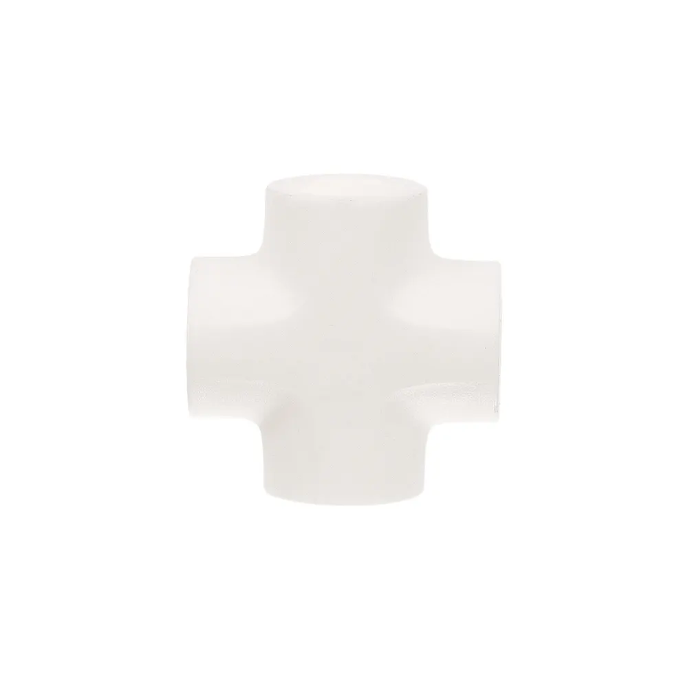 Cruce teava PPR, Ø 20 mm, alb 10 bucati