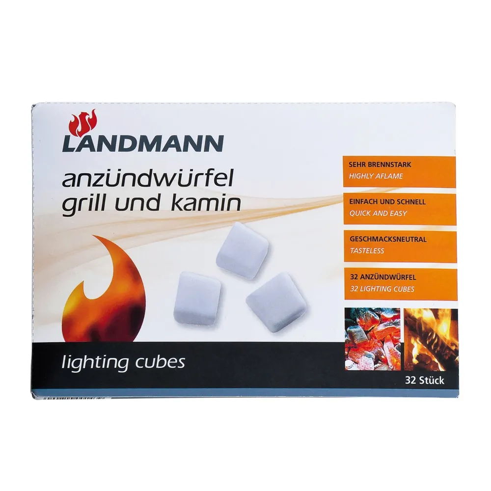 Cuburi pentru aprins focul Landmann, 32 buc