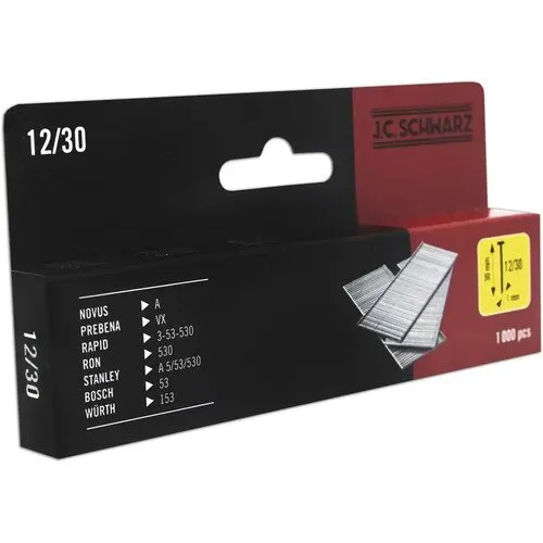 Cuie zincate 30mm, 1000 bucati set