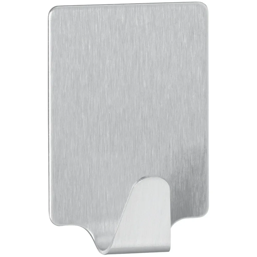 Cuier baie tesa Permanent 66613, montaj pe perete, inox, set 2 bucati