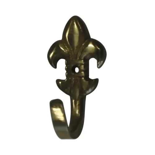 Cuier decorativ 20x42x19mm, metal alama auriu