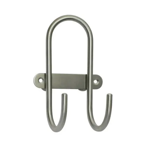 Cuier dublu 95x150x73mm, otel inox