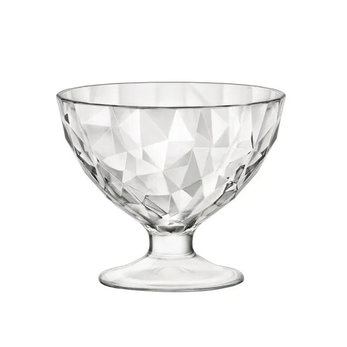 Cupa pentru desert, Bormioli Diamond Jr, sticla, transparent, 220 ml