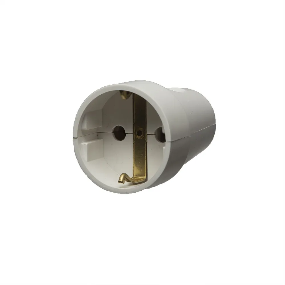 Cupla impamantare, plastic, iesire spate, alba