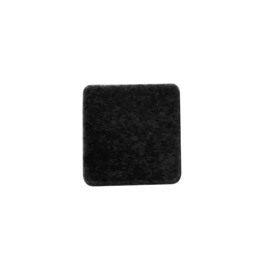 Cursor din pasla, negru, 15 x 15 x 3 mm, set 24 bucati
