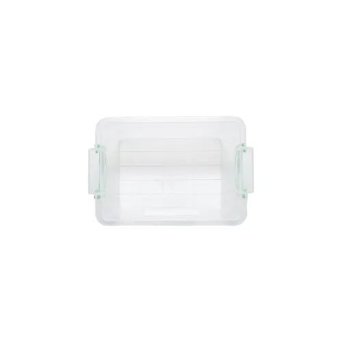 Cutie depozitare 1.5L cu capac din plastic, transparenta 210x140x100mm — imaginea 2