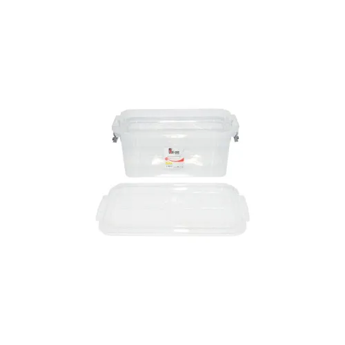 Cutie depozitare din plastic transparenta cu capac 7.5 L 220x340x140 mm — imaginea 2
