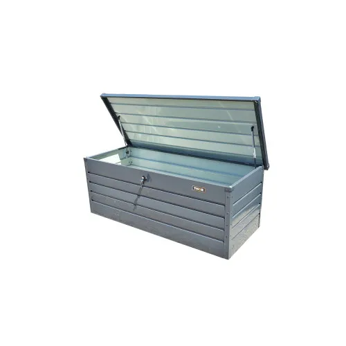 Cutie, lada depozitare metalica tip banca 165x70x63cm — imaginea 2