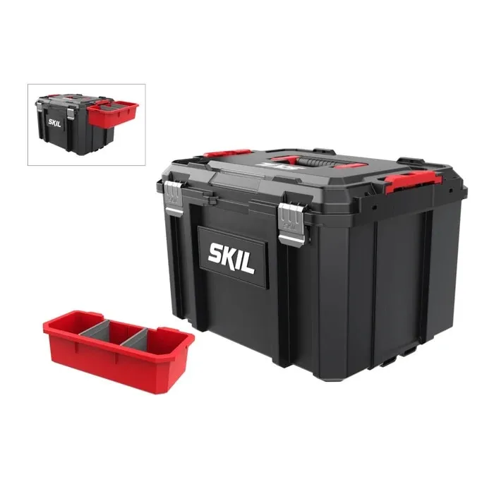 Cutie pentru scule, cu insertie din spuma, cu tava, Skil 2610S01670, 426 x 343 x 282 mm