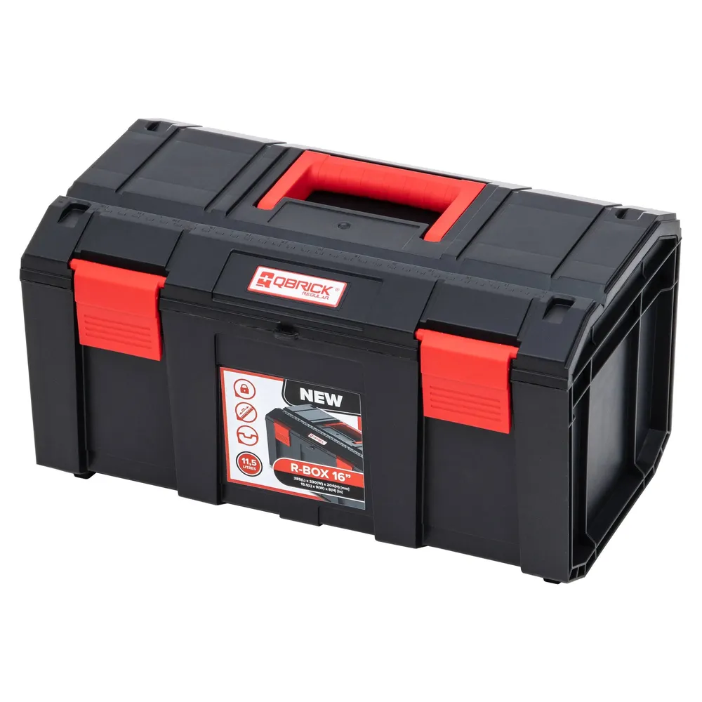 Cutie pentru scule, Qbrick R-Box 16, 385x320x204mm, polipropilena, capacitate mare