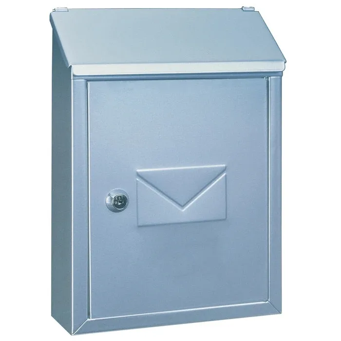 Cutie postala Rottner Udine, otel galvanizat, argintiu, 21x7x30cm