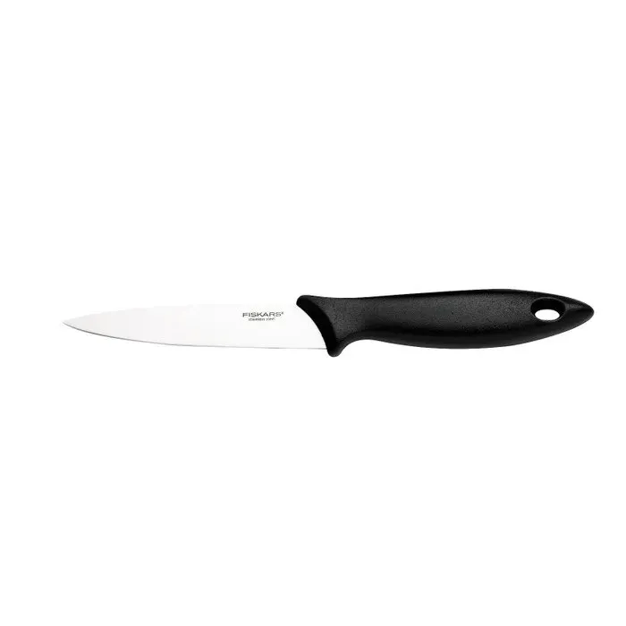 Cutit legume, Fiskars Essential, inox, maner plastic, 11 cm
