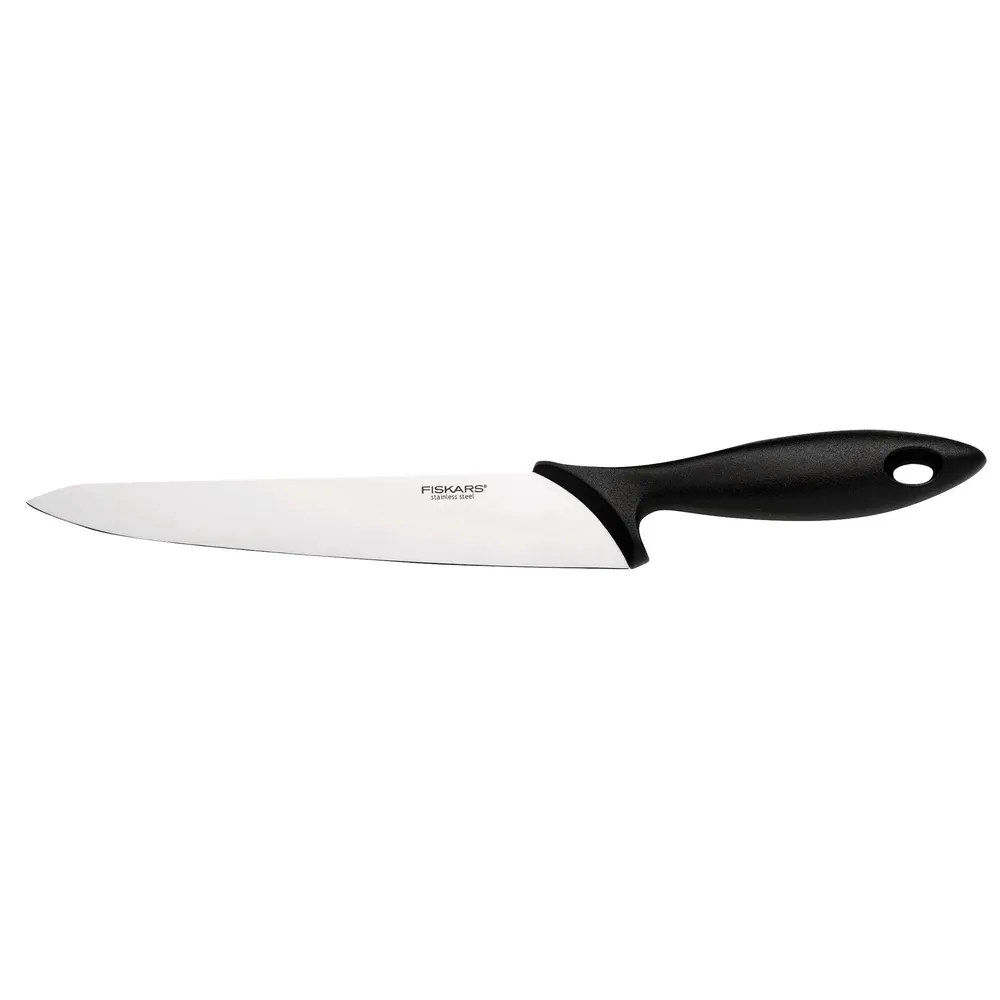 Cutit universal, Fiskars Essential, inox, maner plastic, 21 cm