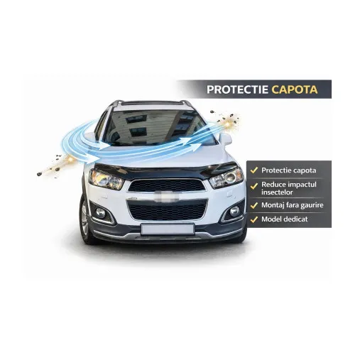 Deflector capota auto compatibil Chevrolet Captiva I 2006-2014 — imaginea 2