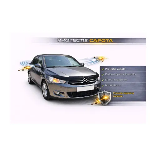 Deflector capota auto compatibil Citroen C-Elysee 2013-2021 — imaginea 2