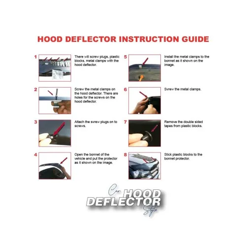 Deflector capota auto compatibil Citroen Jumpy III / Spacetourer 2016-> — imaginea 2