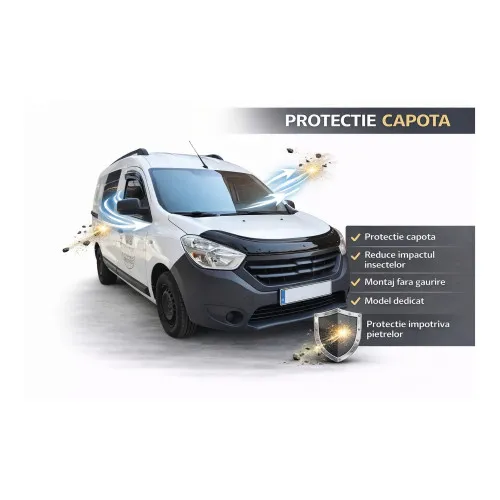 Deflector capota auto compatibil Dacia Dokker 2012-2021 — imaginea 2