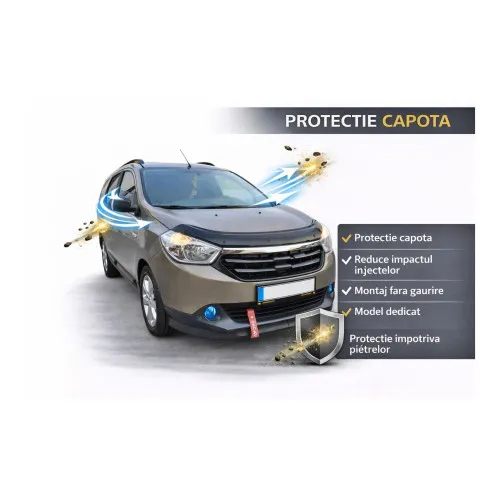 Deflector capota auto compatibil Dacia Lodgy 2012-2022 — imaginea 2