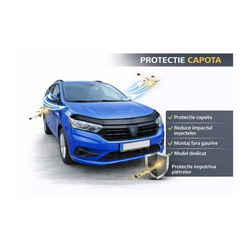 Deflector capota auto compatibil Dacia Sandero III / Logan III 2021-> — imaginea 2