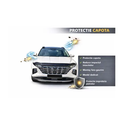 Deflector capota auto compatibil Hyundai Tucson IV NX4 2021-> — imaginea 2