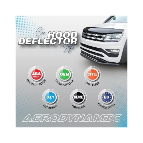 Deflector capota auto compatibil MAN TGE 2017-> — imaginea 2