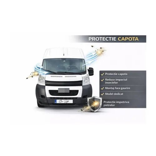 Deflector capota auto compatibil Peugeot Boxer 2006-2014 — imaginea 2