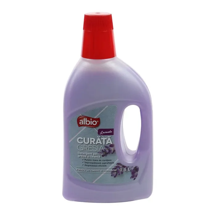 Detergent gresie si faianta Albio Lavanda, 1.5L