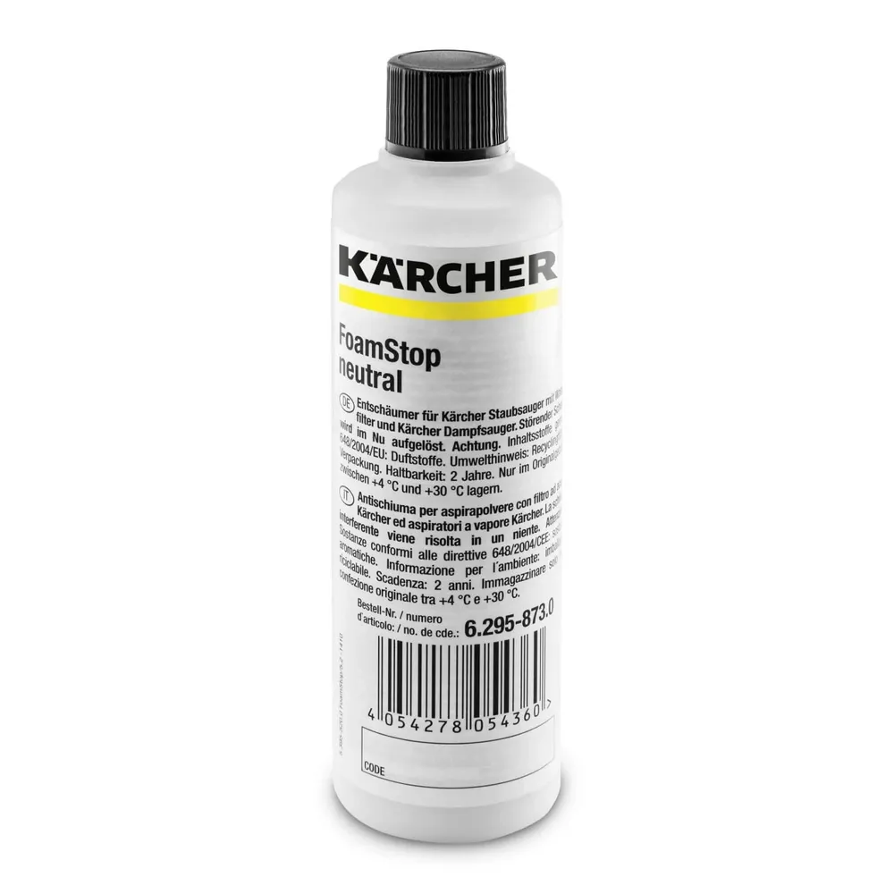 Detergent lichid antispumant pentru aspirator cu filtrare, Karcher, 0.125 litri