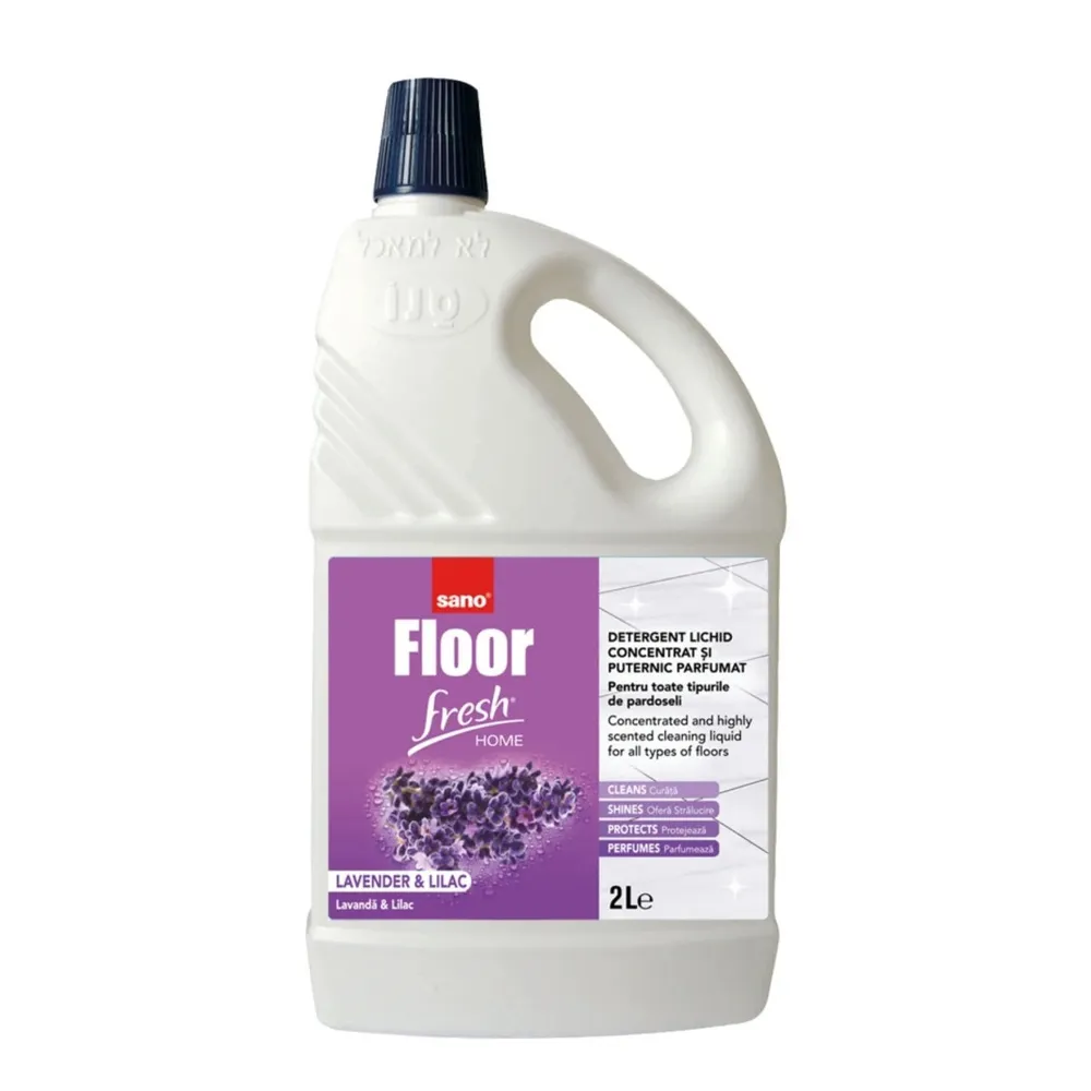 Detergent pentru pardoseli Sano Floor Fresh Liliac, parfum liliac, 2L