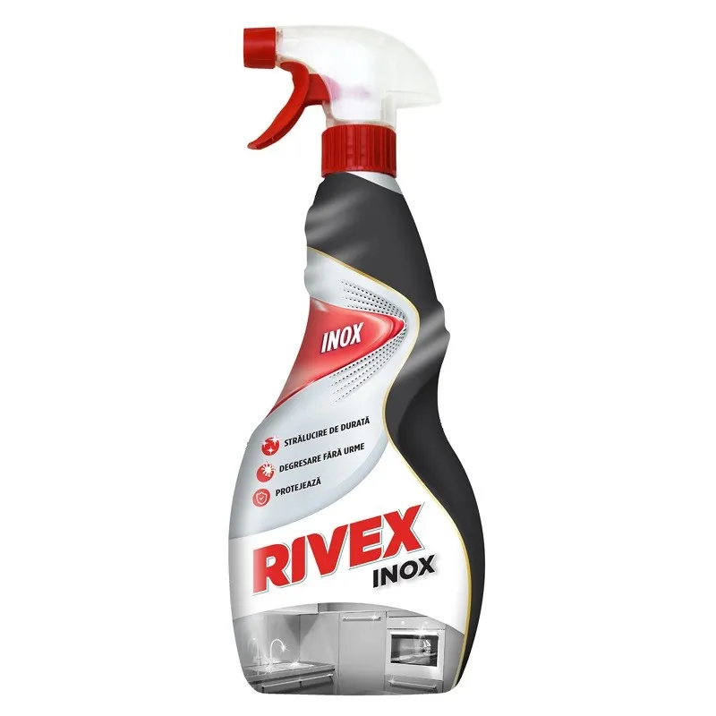 Detergent pentru suprafete din inox Rivex, 750 ml