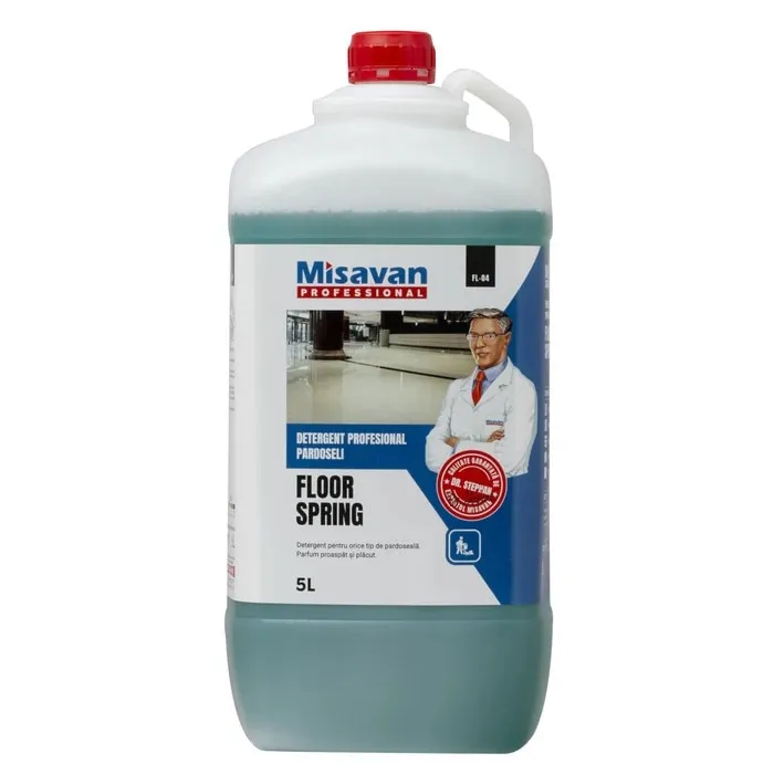 Detergent profesional pentru pardoseli, Dr. Stephan Floor Spring, 5L, lichid