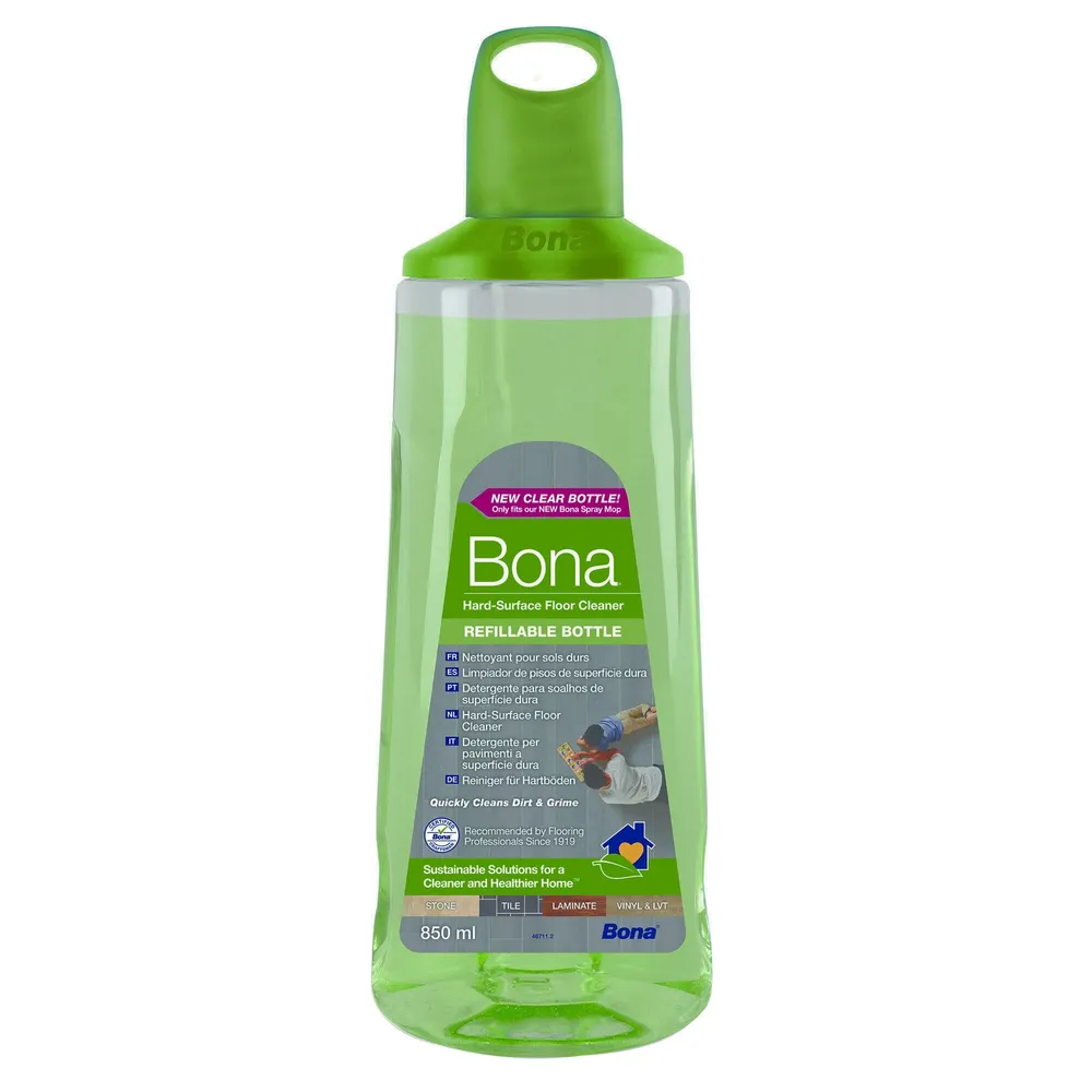 Detergent suprafete dure BONA Premium, cartus reincarcabil 850 ml, fara clatire, utilizare usoara