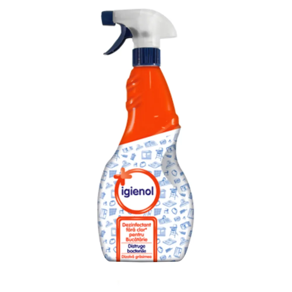 Dezinfectant antibacterian Igienol pentru bucatarie, fara clor, 750 ml