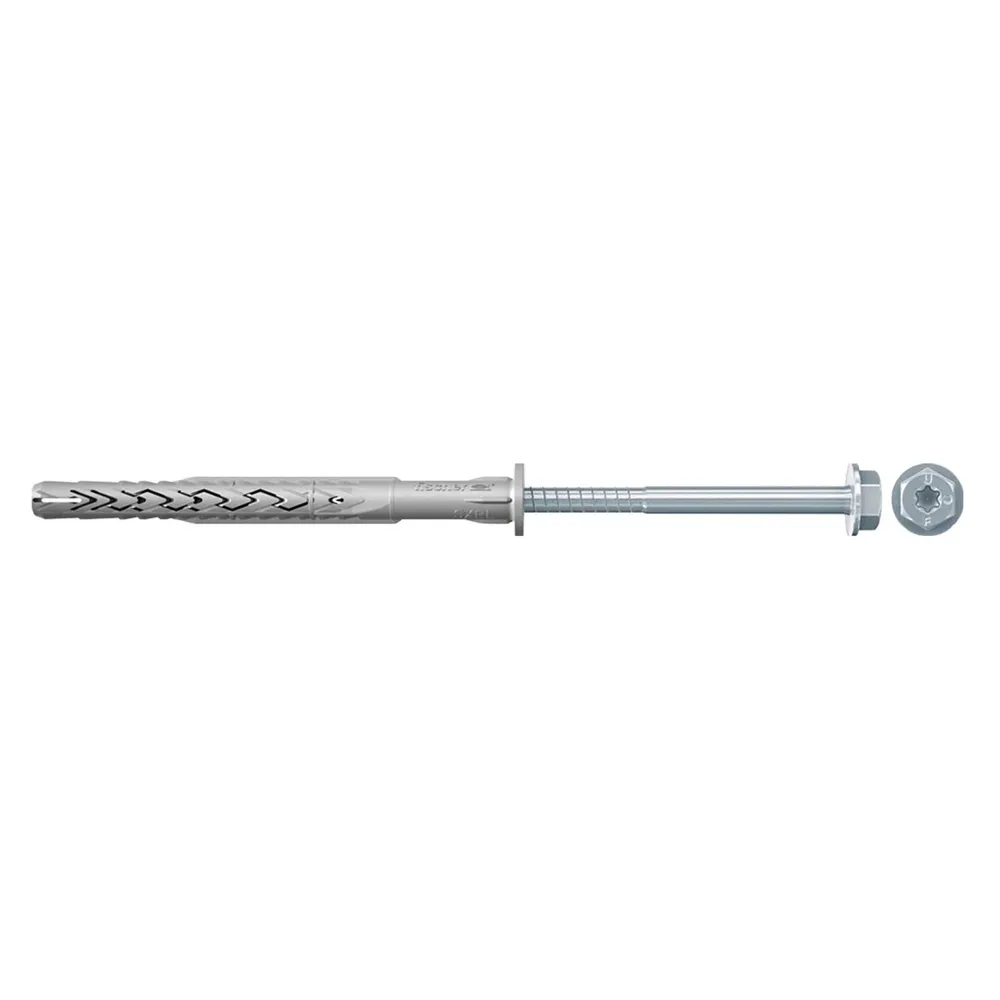 Diblu pentru materiale de constructii, 10x140mm, cu surub de siguranta, hexagonal, Torx T40