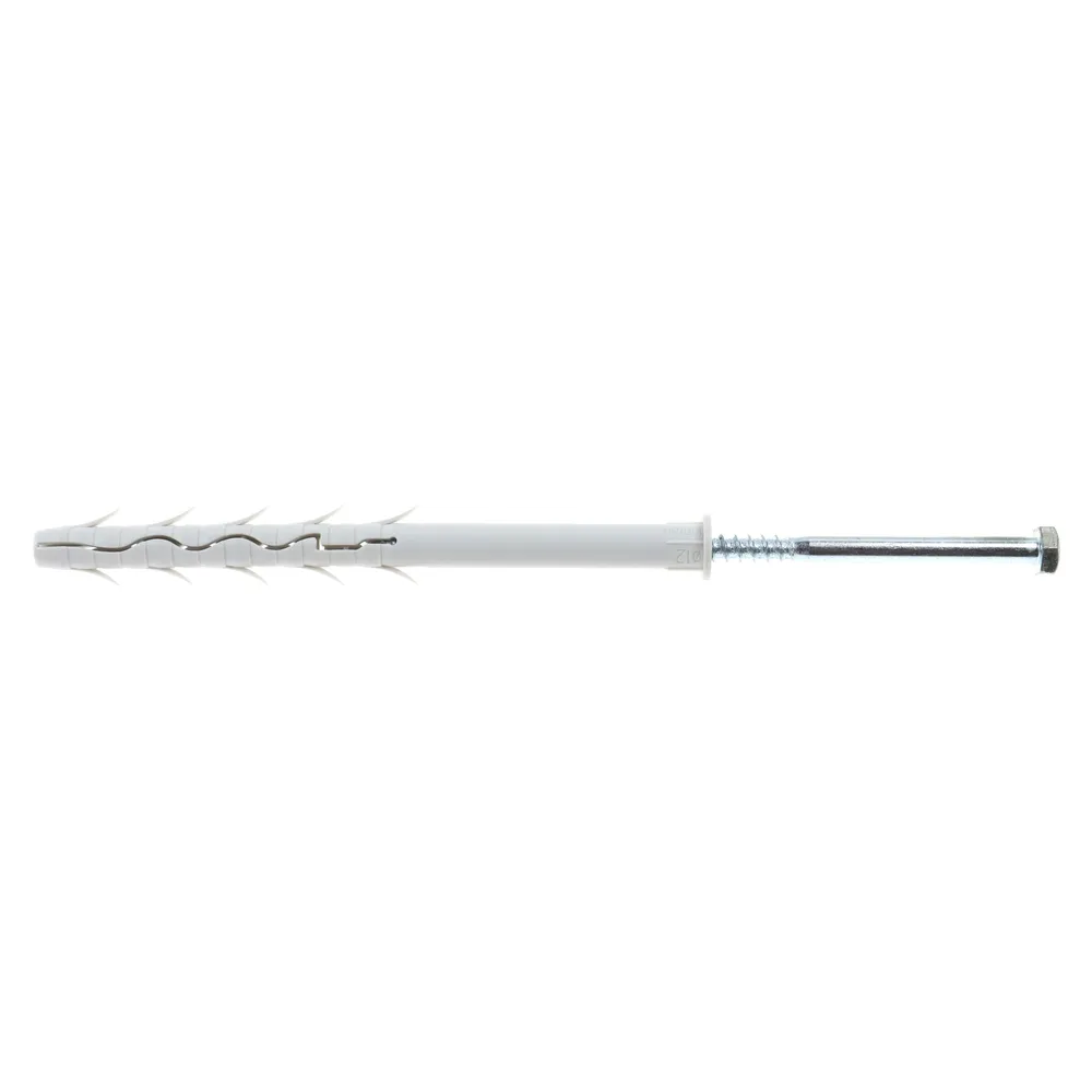 Diblu pentru rame, din nylon, Fischer, cu surub, cap hexagonal, 12 x 180 mm