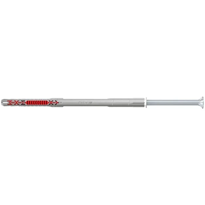 Diblu universal, din nylon, Fischer DuoXpand T, 10 x 160 mm, cu surub, zincat alb, cu cap inecat, Torx, TX30