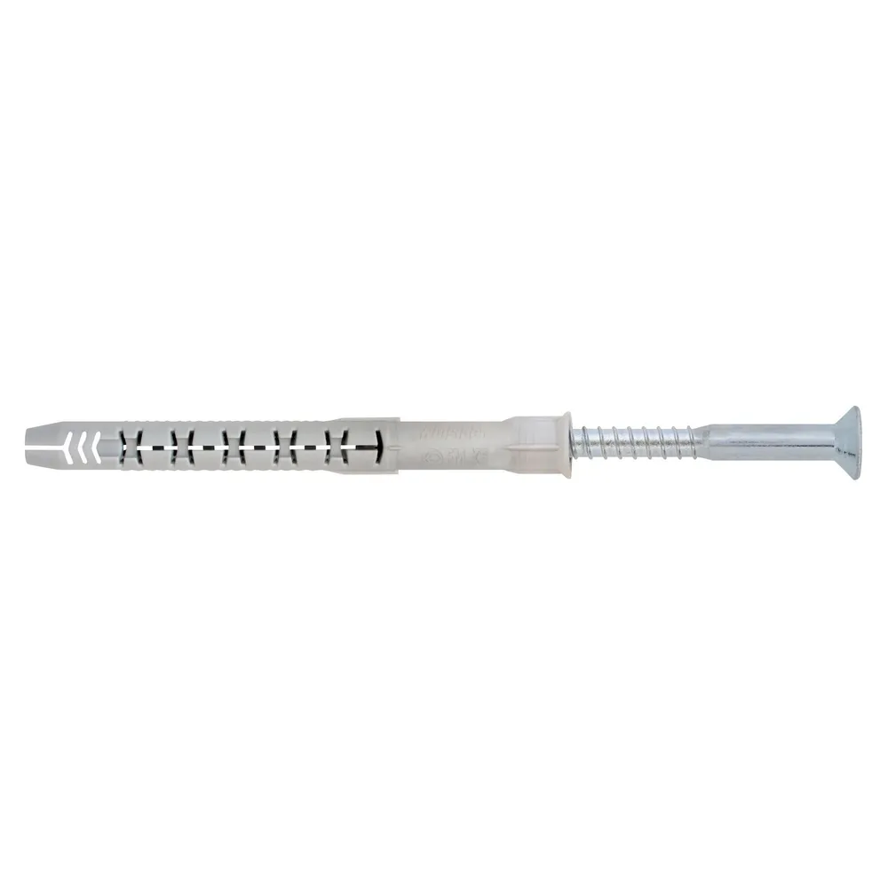 Diblu universal din nylon, Friulsider FM-X5, 10 x 115 mm, cu surub 7 x 120 mm, cap inecat, amprenta Torx