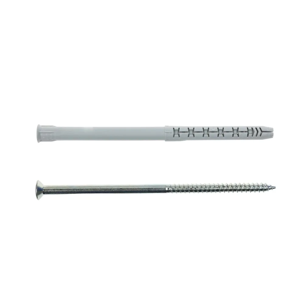 Diblu universal din nylon, Friulsider FM-X5, 10 x 200 mm, cu surub, 7 x 205 mm, cap inecat, amprenta Torx