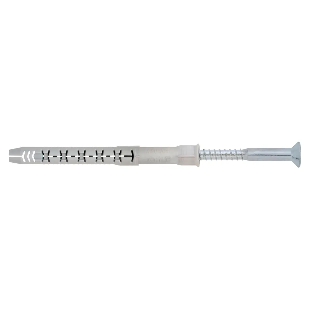Diblu universal din nylon, Friulsider FM-X5, 8 x 80 mm, cu surub, 6 x 85 mm, cap inecat, amprenta Torx