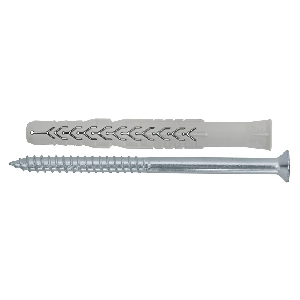Dibluri universale din nylon, Friulsider, 10x60mm + surub din otel zincat, 7x68mm