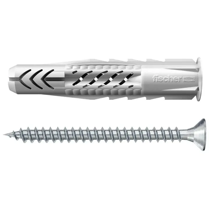 Dibluri universale, Fischer UX, 6x50mm, set cu surub inox, pentru beton