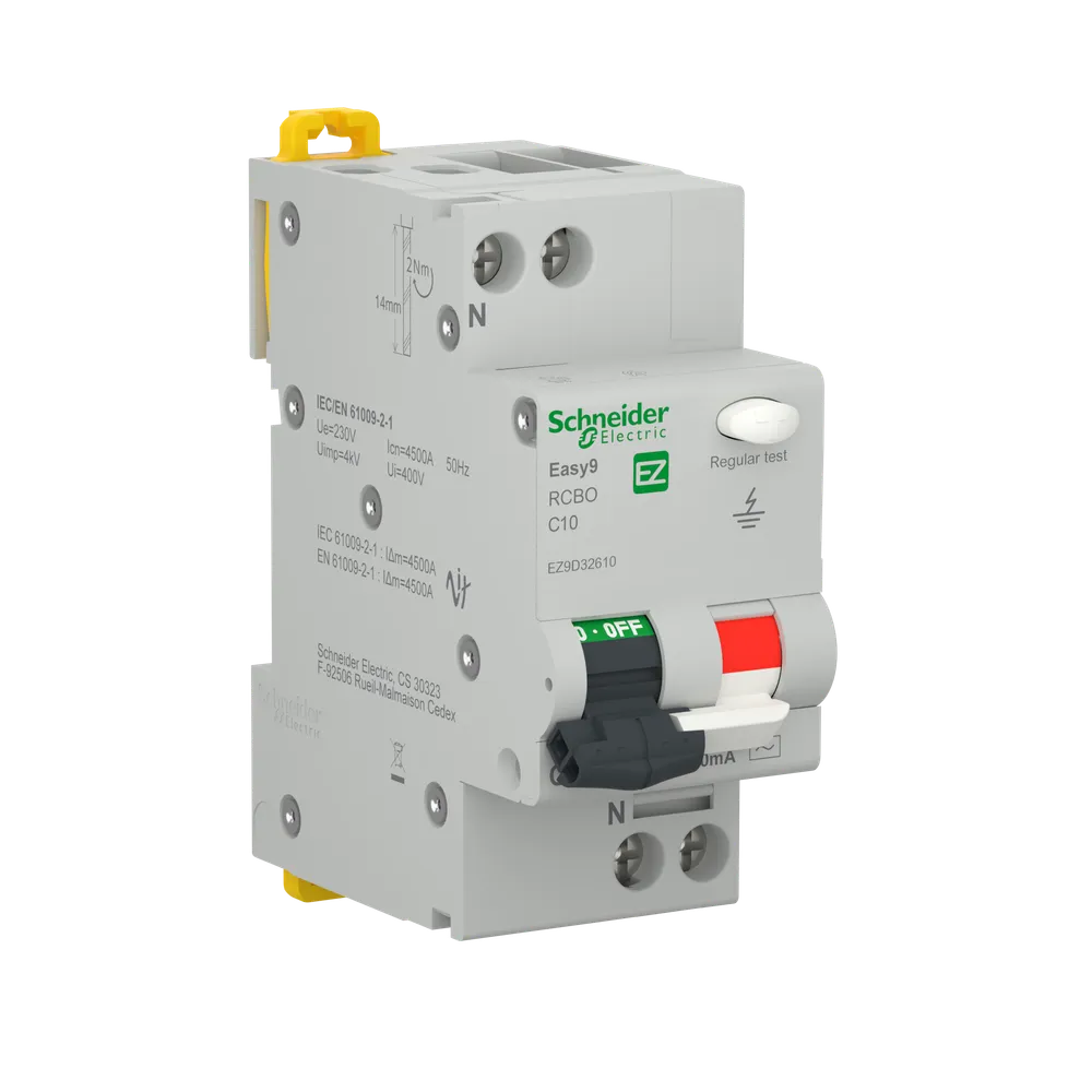 Diferential Schneider Easy9, P+N, 10A, 2 P